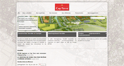 Desktop Screenshot of cap-terre.com